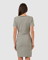 Thumbnail for your product : French Connection Jersey Stripe Wrap Dress