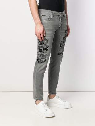 Dolce & Gabbana love motif jeans