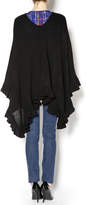 Thumbnail for your product : Minnie Rose Ruana Ruffle Poncho