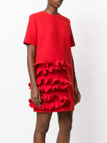 Thumbnail for your product : MSGM ruffle detail shift dress