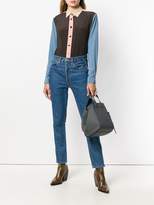 Thumbnail for your product : Fay panelled shirt