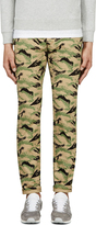 Thumbnail for your product : Levi's Beige & Green Brushstroke Camo 511 Hybrid Trousers