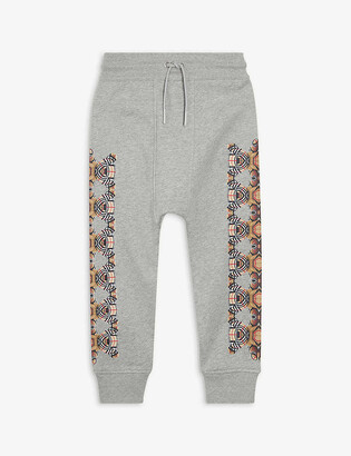 Burberry Bear graphic-print cotton jogging bottoms 3-14 years