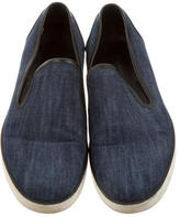Thumbnail for your product : Bottega Veneta Denim Slip-On Sneakers