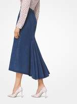 Thumbnail for your product : Michael Kors Collection Fishtail Denim Skirt