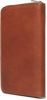 Thumbnail for your product : Brunello Cucinelli Burnished Full-Grain Leather Zip-Around Wallet