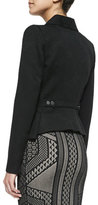 Thumbnail for your product : BCBGMAXAZRIA Boe" Moto Zip-Front Jacket, Black