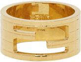 Thumbnail for your product : Fendi Gold Logo Ring