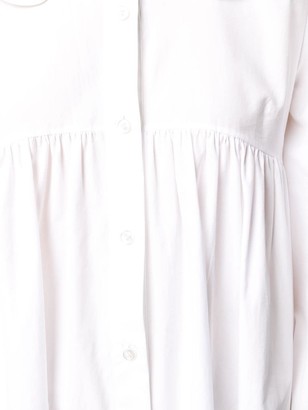 Simone Rocha Lace Trim Shirt Dress