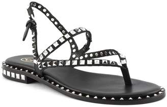Ash Peps Sandals In Black Leather