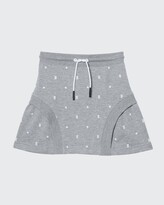 Thumbnail for your product : Burberry Girl's Zia Star & TB Monogram Flared Skirt, Size 3-14