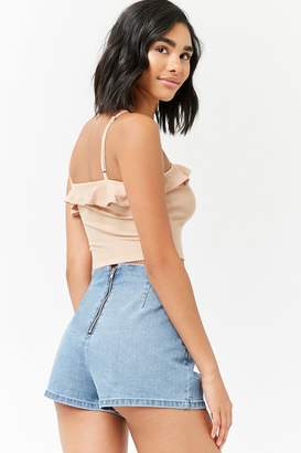 Forever 21 Ribbed Flounce Cami
