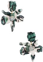 Thumbnail for your product : Lele Sadoughi Small Crystal Lily Earrings