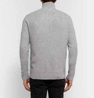 Polo Ralph Lauren MÃ©lange Silk Half-Zip Sweater