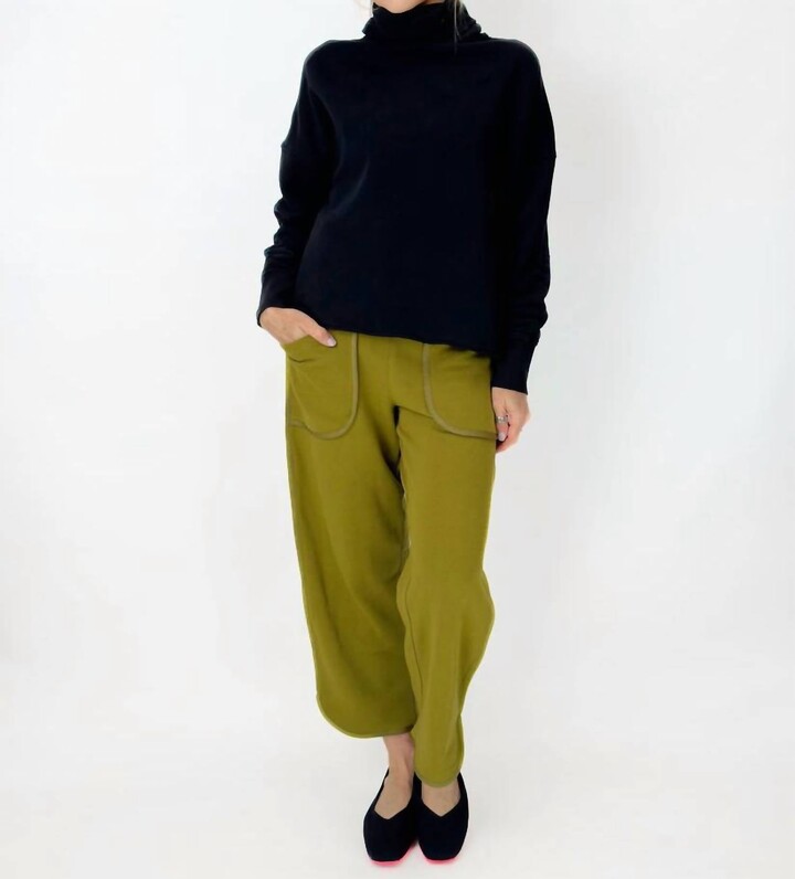 Mono B Lounge Layer Long Sleeve Turtleneck Sweater In Black