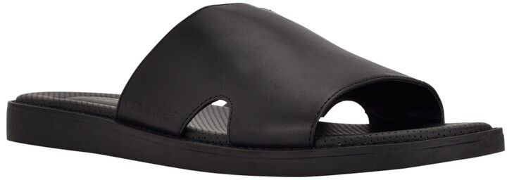 Calvin Klein Men's Black Sandals & Slides on Sale | 6 Calvin Klein Men's  Black Sandals & Slides on Sale | ShopStyle | ShopStyle