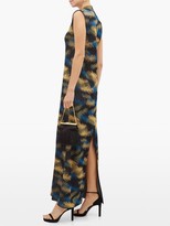 Thumbnail for your product : Missoni High-neck Metallic Jacquard-knit Dress - Navy Gold