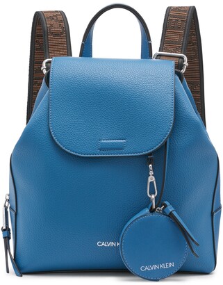calvin klein backpack silver