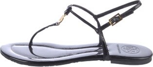 Tory Burch Patent Leather T-Strap Sandals