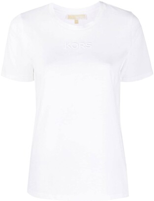 MICHAEL Michael Kors logo-embroidered T-shirt