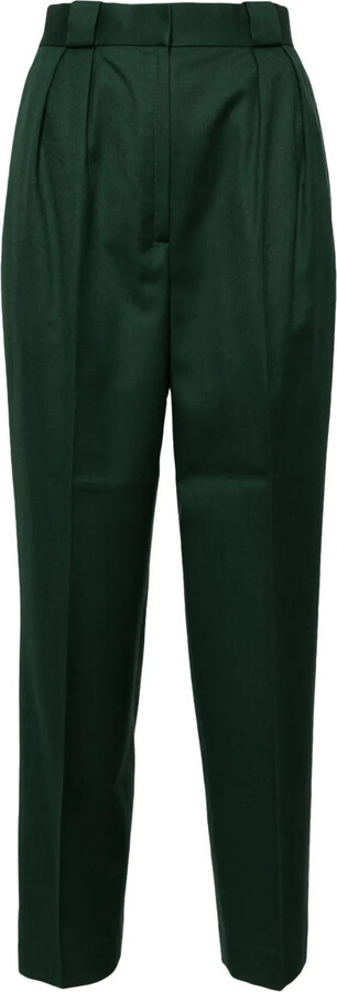 パンツ ALEXANDRE VAUTHIER Dark green wool pant Luxury brands | Collection Alexandre Vauthier - Online Shop