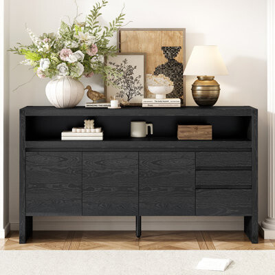 Versatile Multi-Functional Sideboard with Storage Partition for Modern Homes