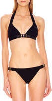 Thumbnail for your product : Michael Kors Belted Halter Bikini