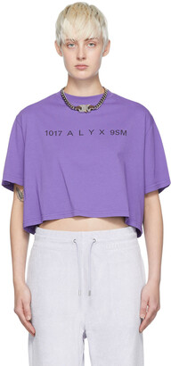 Alyx Purple Cotton T-Shirt
