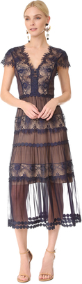 Catherine Deane Gwyneth Lace Cap Sleeve Dress