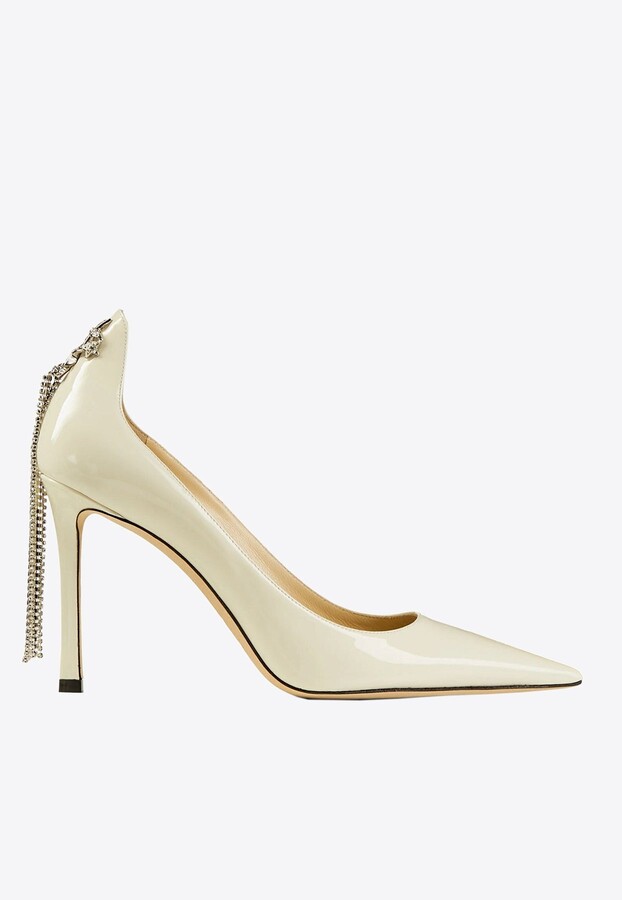 Ivory Leather Pumps | Shop the world's largest collection of fashion |  ShopStyle