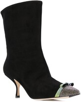 Thumbnail for your product : Marco De Vincenzo Crystal Embellished Boots