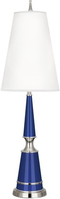 Jonathan Adler Versailles Table Lamp in Nickel with Fabric Shade