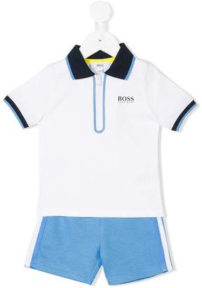 Boss Kids polo shirt & shorts set