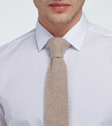 Thumbnail for your product : Brunello Cucinelli Cashmere knitted tie
