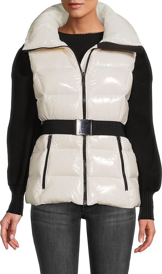 The Recycled Belted Puffer Vest ShopStyle