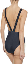 Thumbnail for your product : Solid & Striped The Raquel Lace-up Stretch-denim Swimsuit