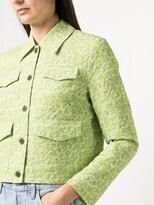 Thumbnail for your product : Baum und Pferdgarten Crepe-Texture Buttoned Jacket