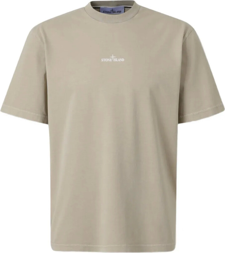 Stone Island logo-print circular-logo T-shirt