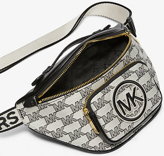 Michael Kors Erin Extra-Small Logo Jacquard Belt Bag - ShopStyle