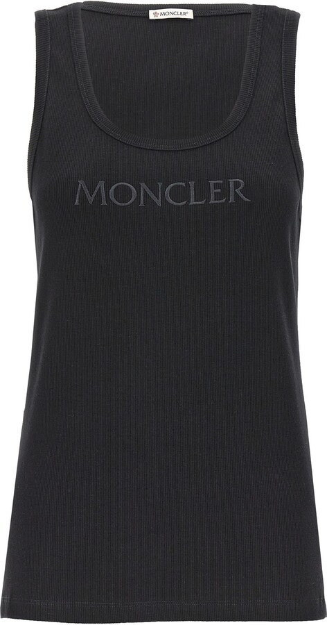 Moncler Logo Embroidery Tank Top