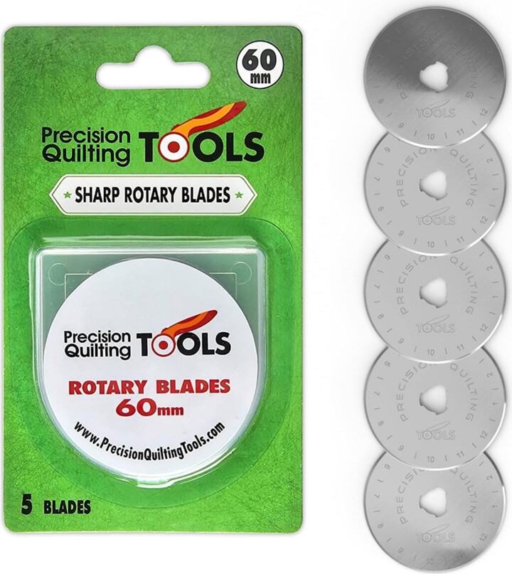 Precision Quilting Tools Crochet Edge Skip Blades (Pack of 5) Compatible  with Cutter! Perfect Wide Skip Blade for Crochet Edge Projects, Fleece, and  S - ShopStyle