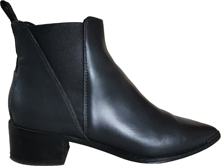 acne studios jensen grain chelsea booties