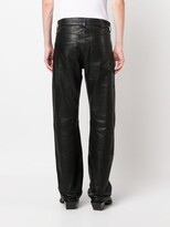 Thumbnail for your product : Enfants Riches Deprimes Straight-Leg Leather Trousers