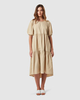 Thumbnail for your product : Charlie Holiday Women's Brown Midi Dresses - Marny Dress - Size One Size, S at The Iconic