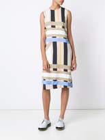Thumbnail for your product : MSGM striped sleeveless dress