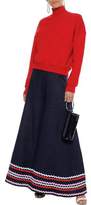 Thumbnail for your product : Paper London Kelly Rickrack-trimmed Ramie-twill Wide-leg Pants