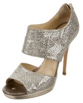 Thumbnail for your product : Jimmy Choo Glitter Platform Sandals