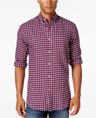 John Ashford Men's Big and Tall Long-Sleeve Flannel Shirt, Only at Macy's