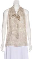 Thumbnail for your product : Stella McCartney Silk Crepe Top