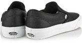 Thumbnail for your product : Vans Perforated leather slip-on sneakers